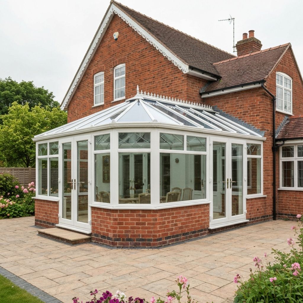 Victorian style UPVC conservatory